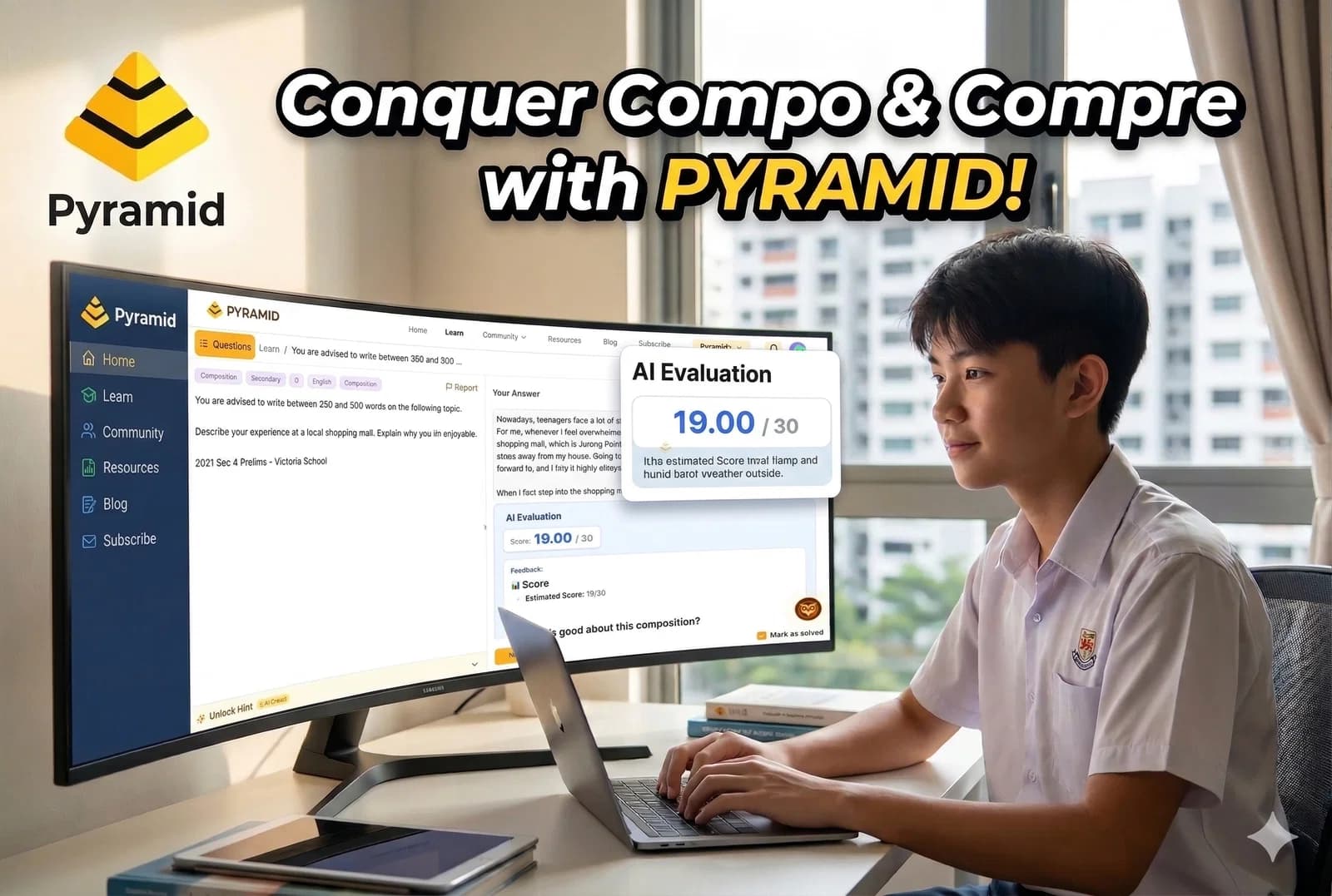 Conquer Compo & Compre: How Pyramid Helps You Master English Faster